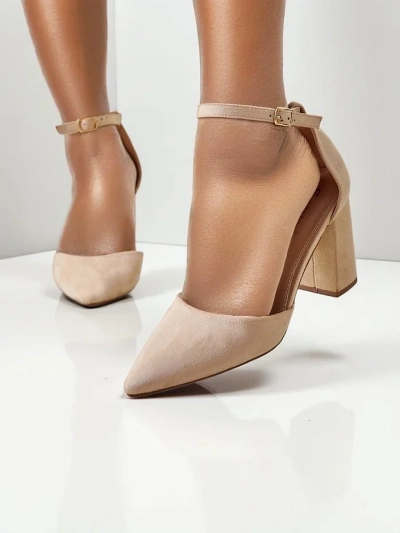 Royalfashion dámské eco-suede lodičky Caldeno