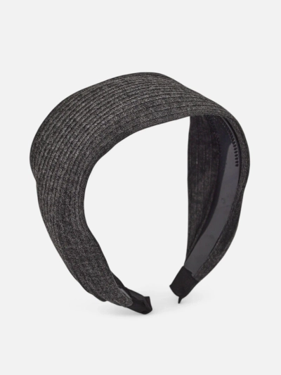 Royalfashion Gumička do vlasů - široká, žebrovaná