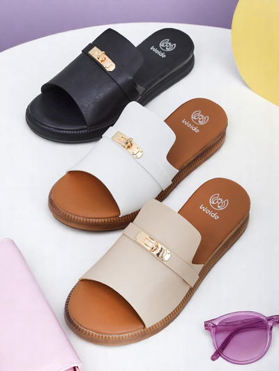 Royalfashion Жіночі босоніжки на плоскій підошві Raphsody