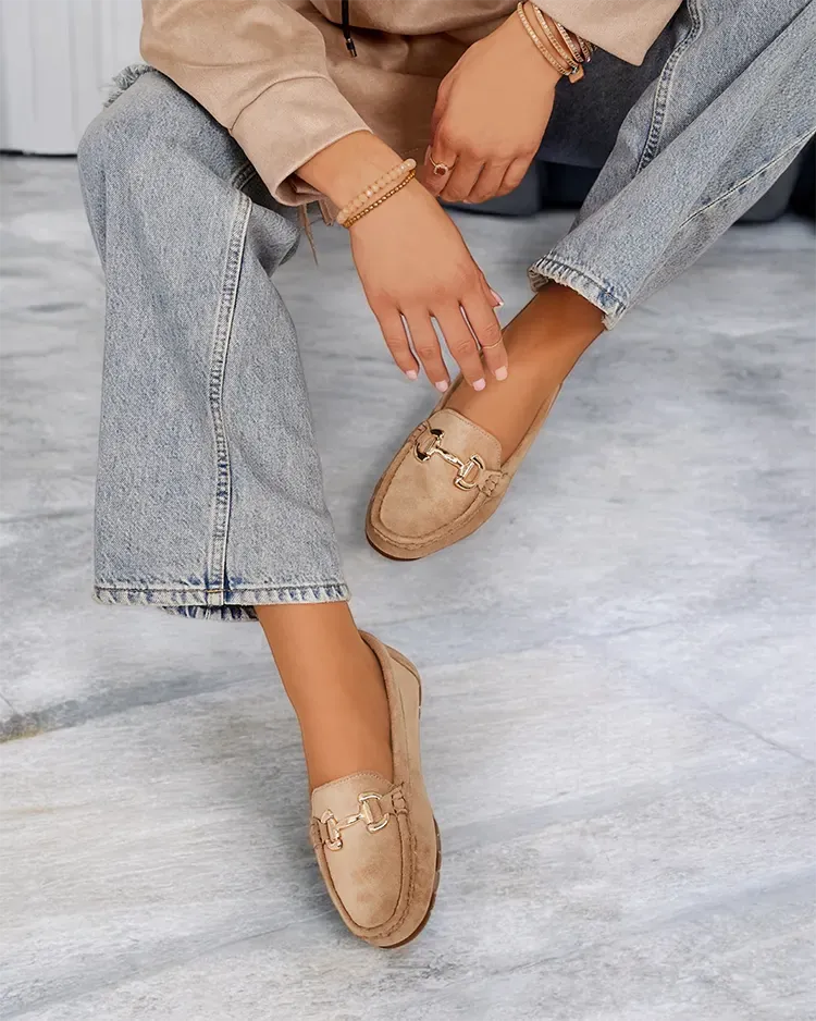 Royalfashion Elegantní dámské mokasíny Vnitřní