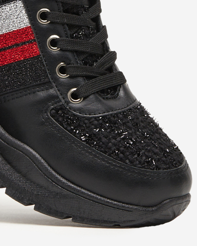 Černé dámské sportovní tenisky Hasmali - Footwear