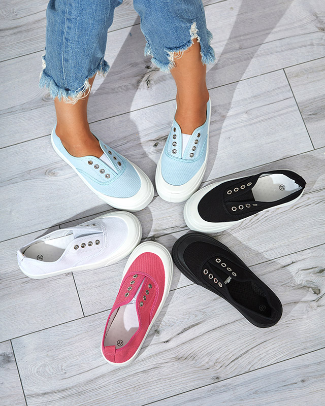 Dámské bílé tenisky se silnější podrážkou Askol- Shoes