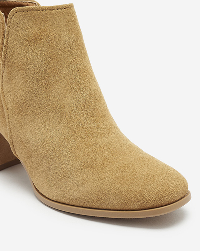 Чоботи жіночі з екозамші верблюжої Frenas - Взуття