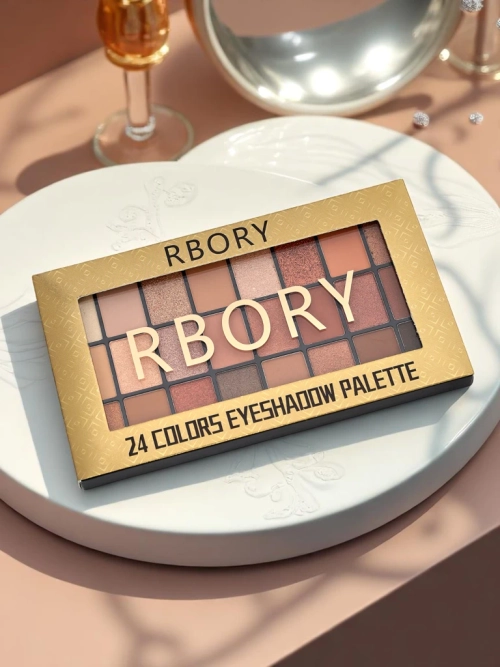 Палетка 24 тіней для повік матових і блискучих Tea Mood