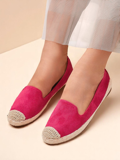 Royalfashion Dámské espadrilky z eko semiše Bombei