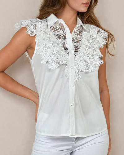 Royalfashion Dámská krajková košile