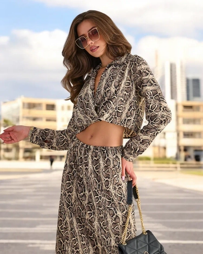 Жіночий комплект з візерунком Royalfashion