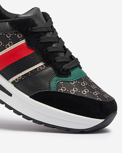 Жіночі чорні спортивні кросівки на шнурівці Amnerri- Footwear