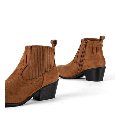 Коричневі черевики ала ковбойські черевики Golessa - Взуття