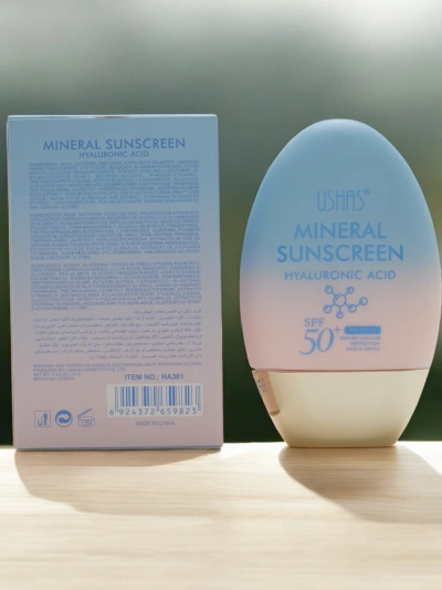 Ushah opalovací krém s hyaluronovou kyselinou 50 SPF 60g