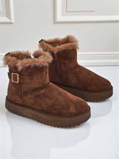 Royalfashion Короткі жіночі черевики a'la снігоходи Winter Crest