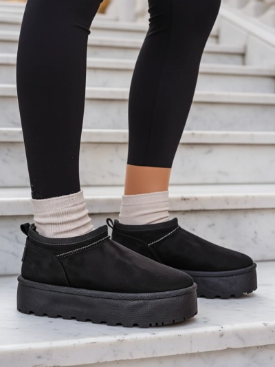 Royalfashion Dámské krátké boty a'la snow boots Ozozi