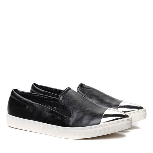 Чорне накладення з металевим носком Annalee - Взуття