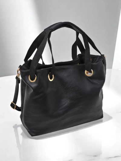 Royalfashion Velká dámská shopper taška vyrobená z ekologické kůže