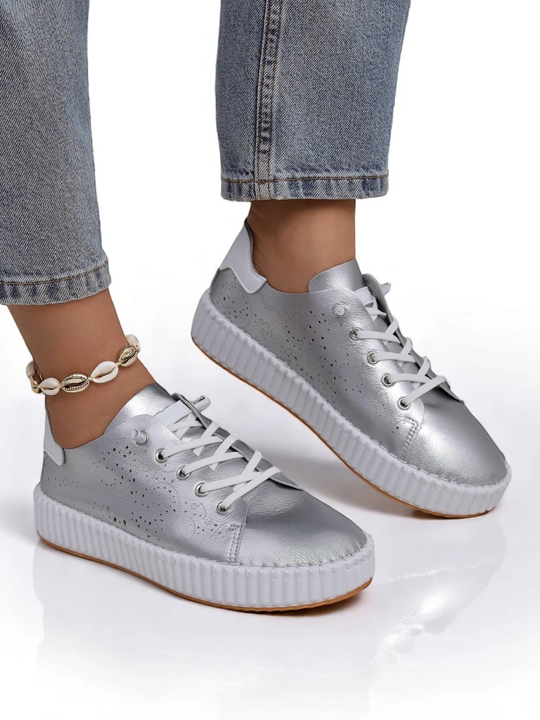 Royalfashion Dámské prolamované tenisky Luna Lace