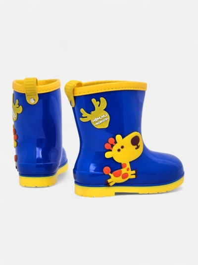 Royalfashion Дитячі гумові чоботи з нашивками Good Time