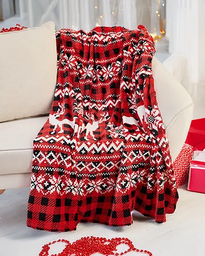 Royalfashion Vánoční deka 200x220