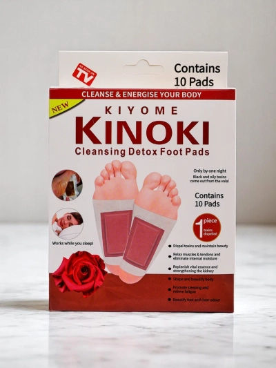 Detoxikační náplasti DETOX KINOKI 10 ks Růžové