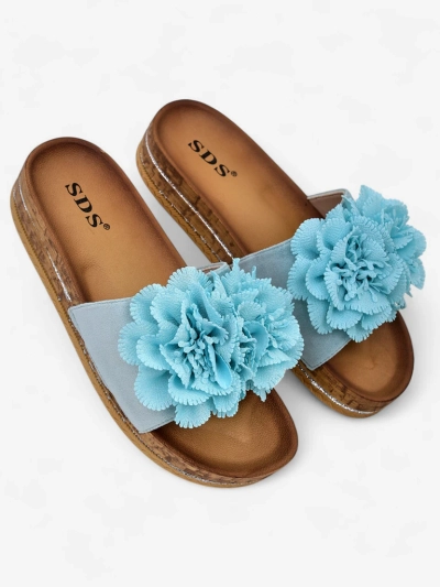 Royalfashion Ženské žabky s květinami Focce