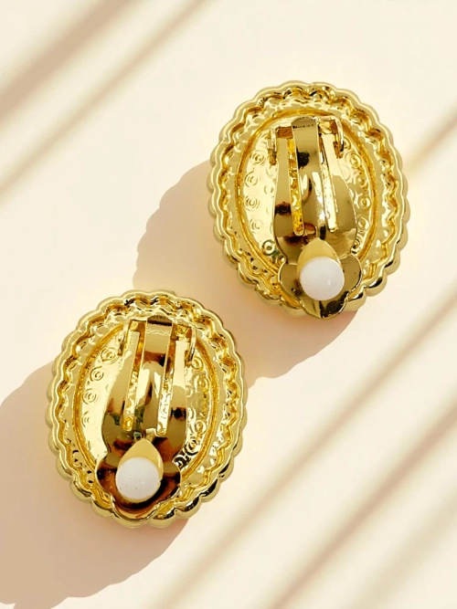 Royalfashion Жіночі кліпси з кристалами та кубічним цирконієм