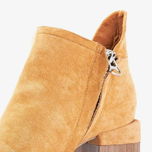 Коричневі жіночі ботильйони Jeneuer - Взуття