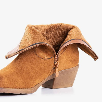 Hnědé kovbojské boty Sahara - Boty