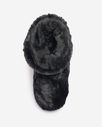 Černé dámské sněhule s kožíškem Sattopa- Obuv