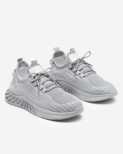 Тканинні жіночі спортивні туфлі світло-сірого кольору Ltoti- Взуття