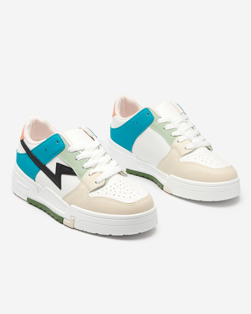 OUTLET Бежево-блакитне жіноче спортивне взуття Tremsi - Взуття