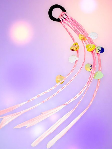 Royalfashion Copánky s mušlemi na elastické gumičce