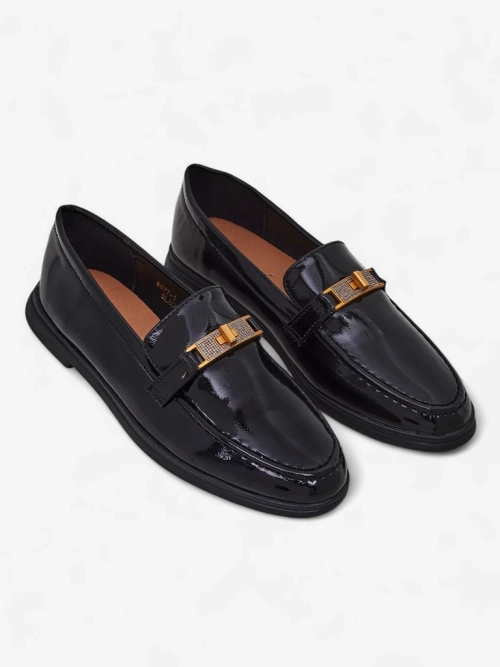 Royalfashion жіночі лофери з патентованої шкіри Laterro