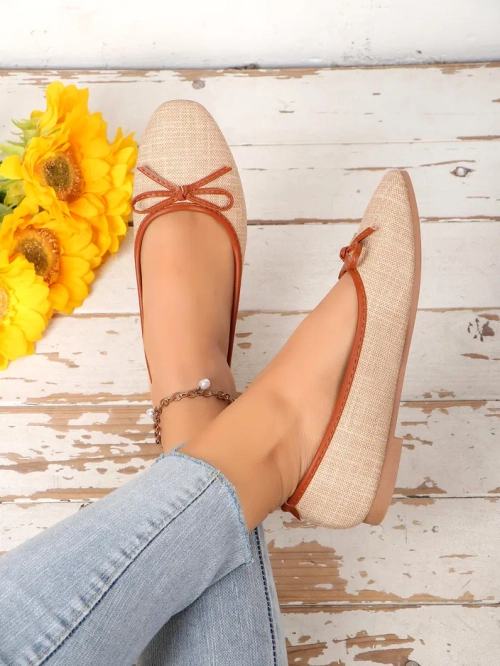Royalfashion жіночі балетки з блискітками та бантом Aramie
