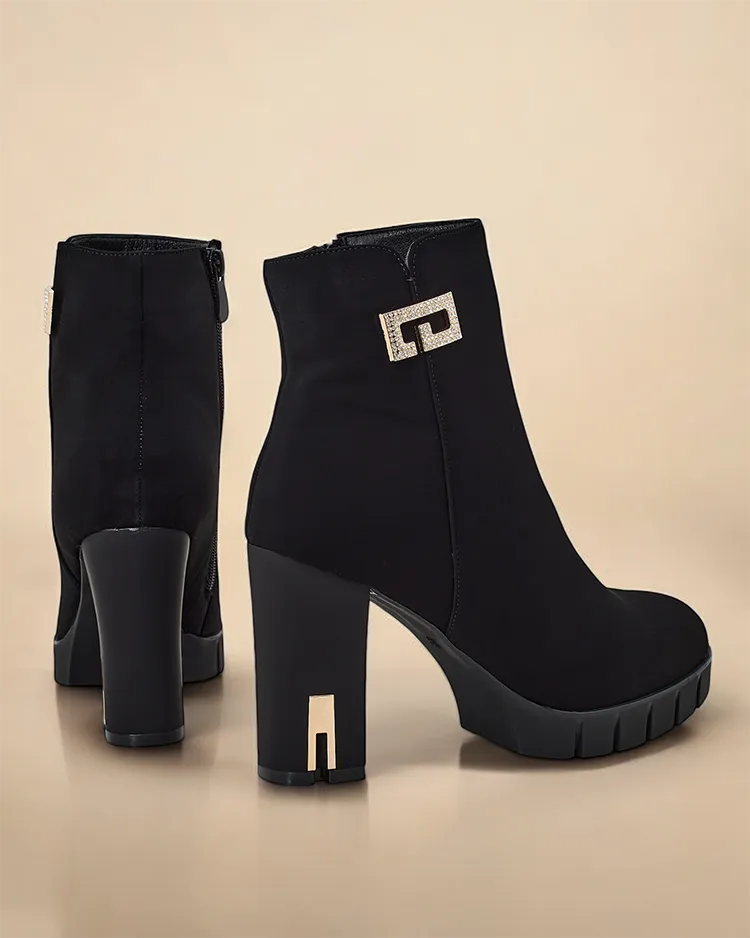 Dámské kotníkové boty Royalfashion na sloupku Orotti