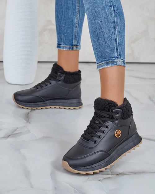 Жіночі кросівки Royalfashion Frozit зі штучним хутром