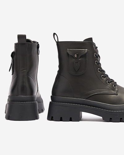 Dámské boty bagger v černé barvě Neroniu - Obuv