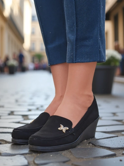 Royalfashion Dámské mokasíny na nízkém podpatku Lomman