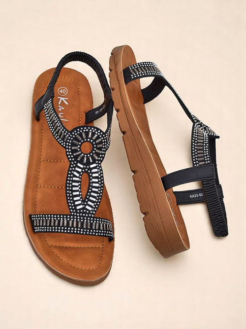 Royalfashion Жіночі сандалі з декоративними ремінцями Ava Shine