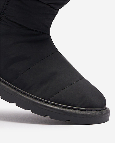 Černé dámské boty a'la snow boots Kalioli- Footwear