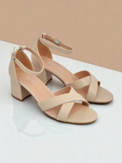 Royalfashion Dámské sandály s nízkým blokovým podpatkem Eleganza Strap