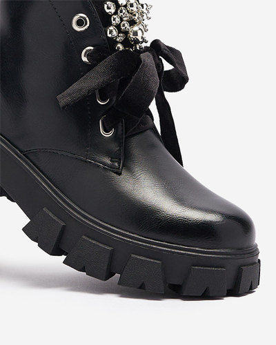 Чоботи жіночі чорні Selpo- Workers Shoes