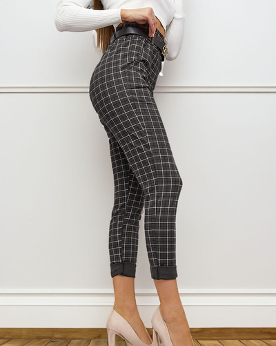 Жіночі брюки в клітинку Royalfashion