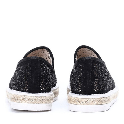 Czarne, tenisówki slip on - Obuwie