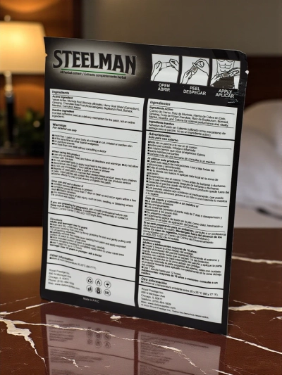 Přírodní náplast na posílení potence pro muže