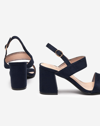 Жіночі темно-сині босоніжки на штирі Riddo- Footwear