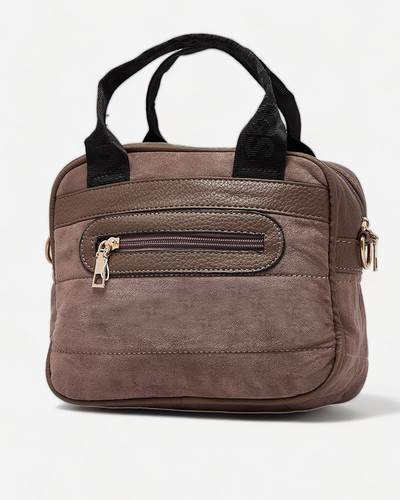 Royalfashion Dámská malá kabelka v tmavě hnědé barvě