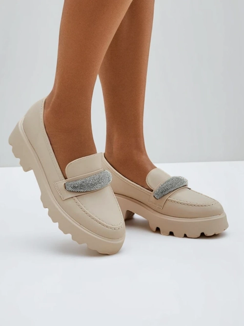 Royalfashion Жіночі мокасини з цирконом Emerne