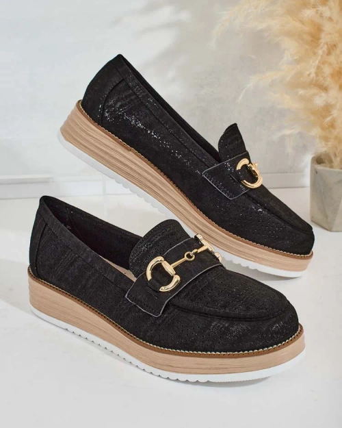 Royalfashion Ажурні жіночі мокасини Mirella