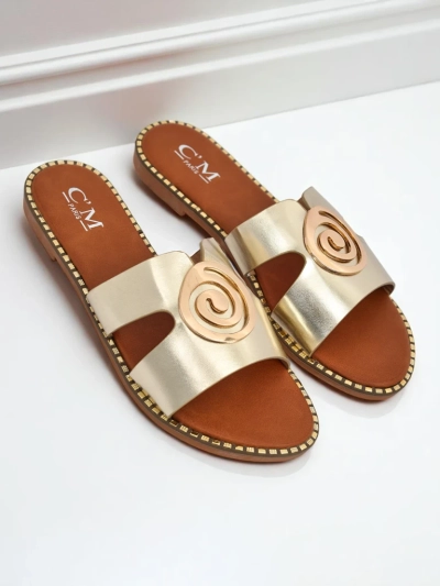 Royalfashion Dámské pantofle na ploché podrážce Glam Bliss