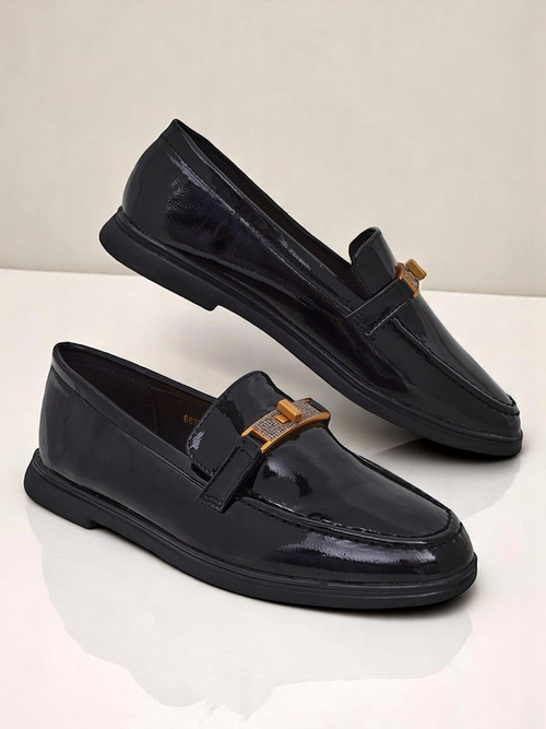 Royalfashion жіночі лофери зі шкіри латекс