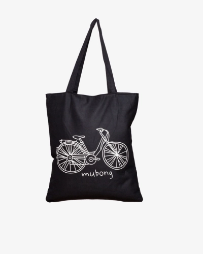 Royalfashion Materiální taška s bílým potiskem